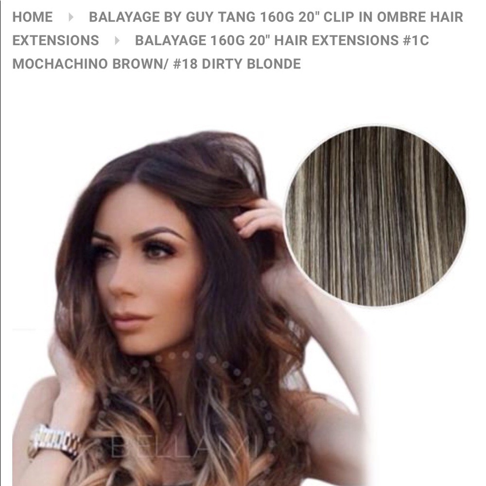 Bellami Guy Tang Hair Extensions 1c / 18